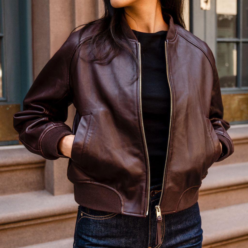 Sowachi Bomber Jacket | Oxblood