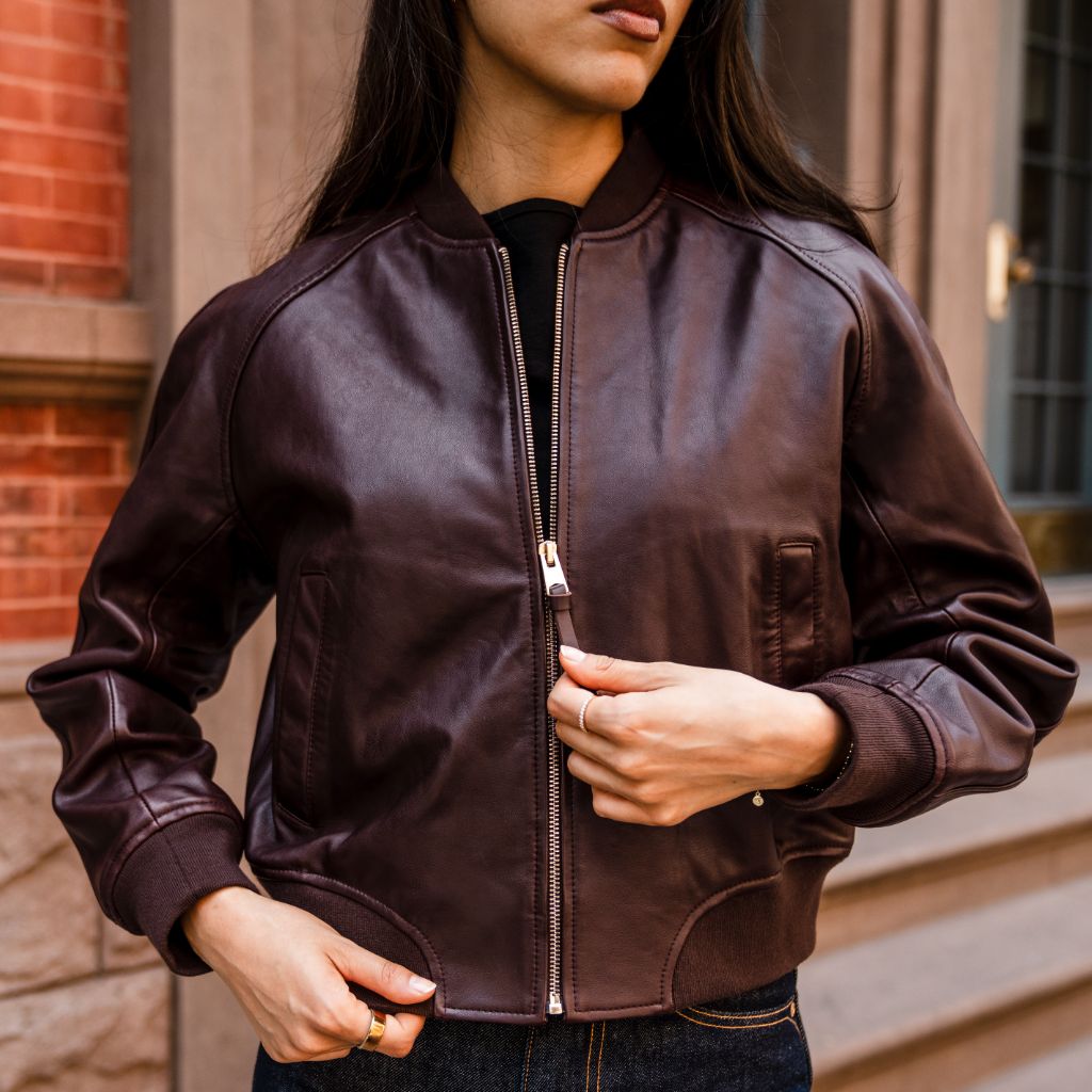 Sowachi Bomber Jacket | Oxblood