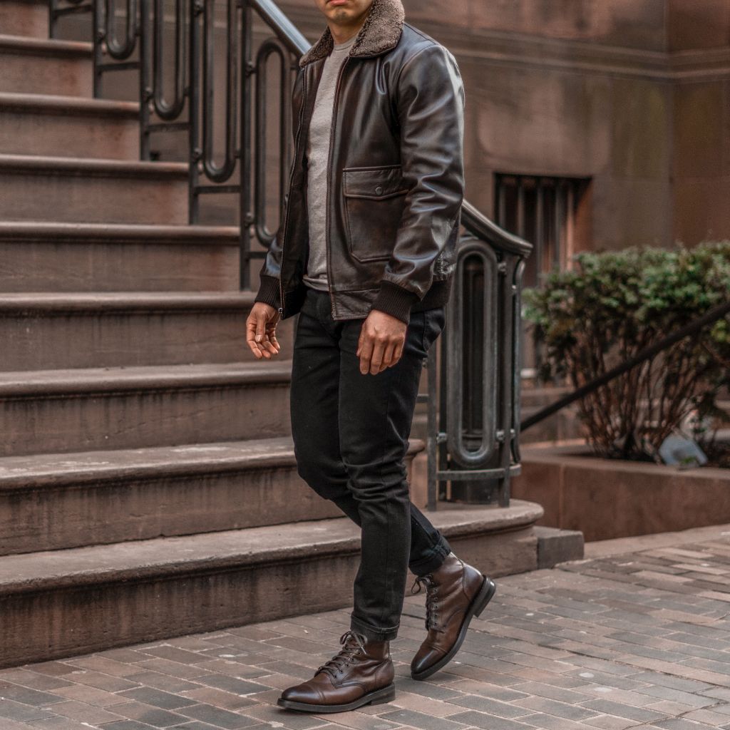 Sowachi Flight Jacket | Black Coffee
