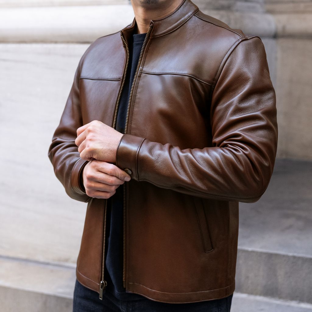Sowachi Rider Jacket | Rich Mahogany