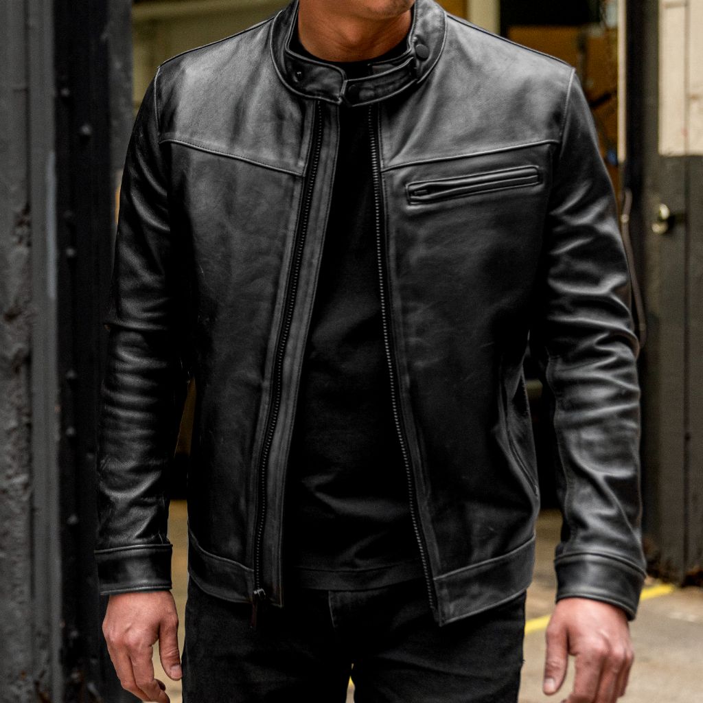 Sowachi Roadster Jacket | Black Vintage