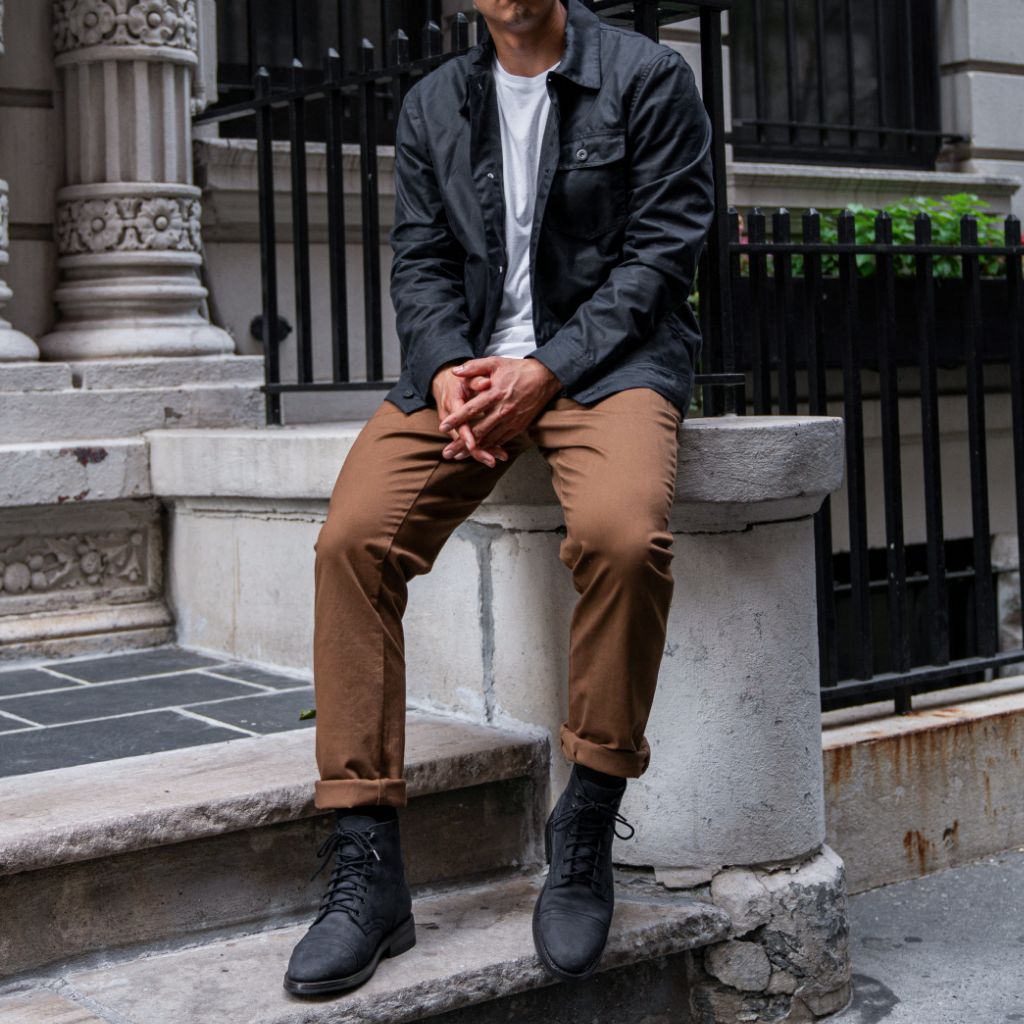 Sowachi Waxed Canvas Field Jacket | Navy