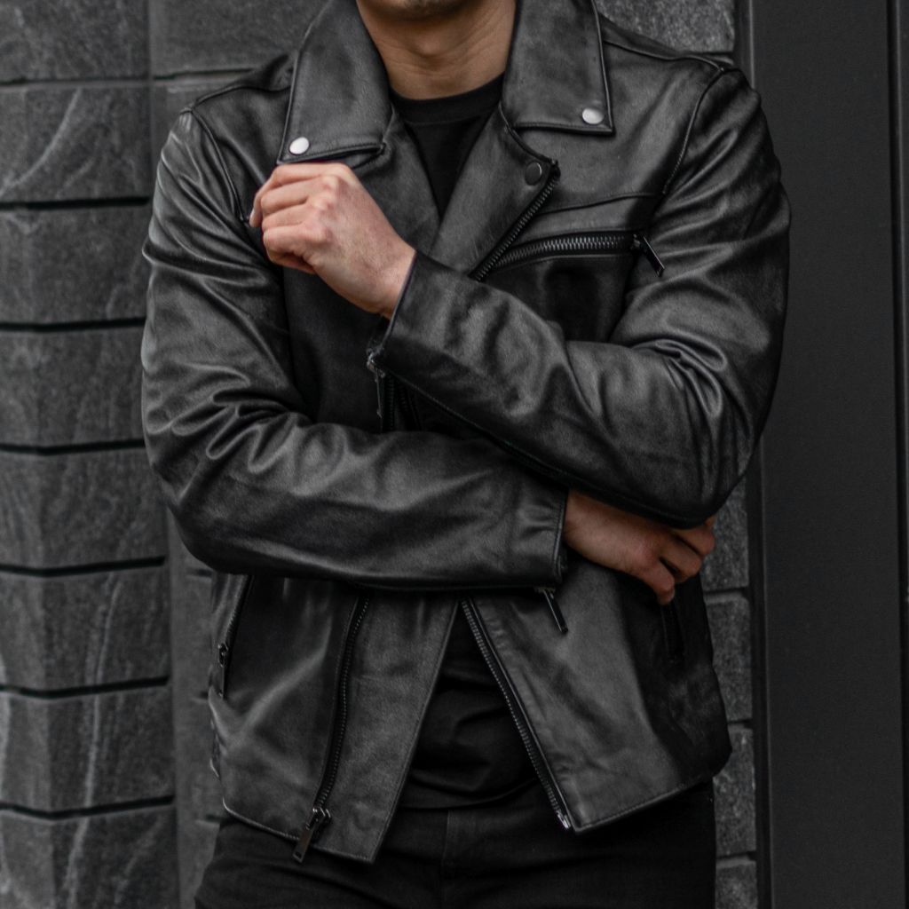 Sowachi [S] Motorcycle Jacket | Distressed Black