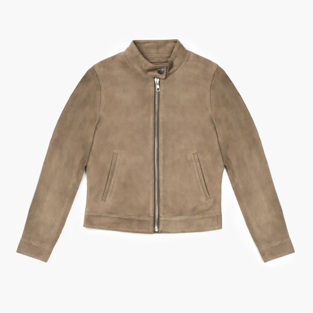 Sowachi Racer Jacket | Taupe