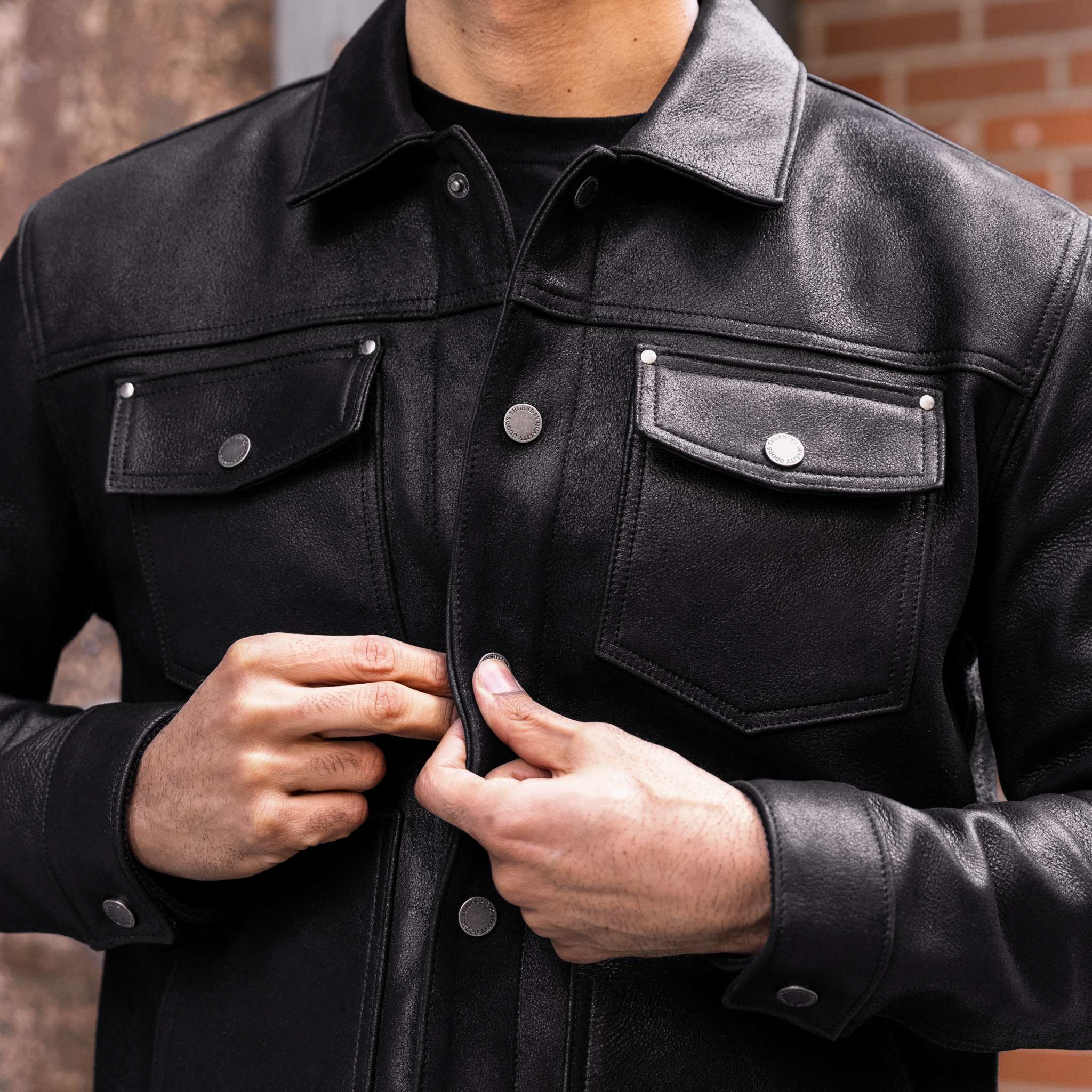 Sowachi Roughout Cruiser Jacket | Black