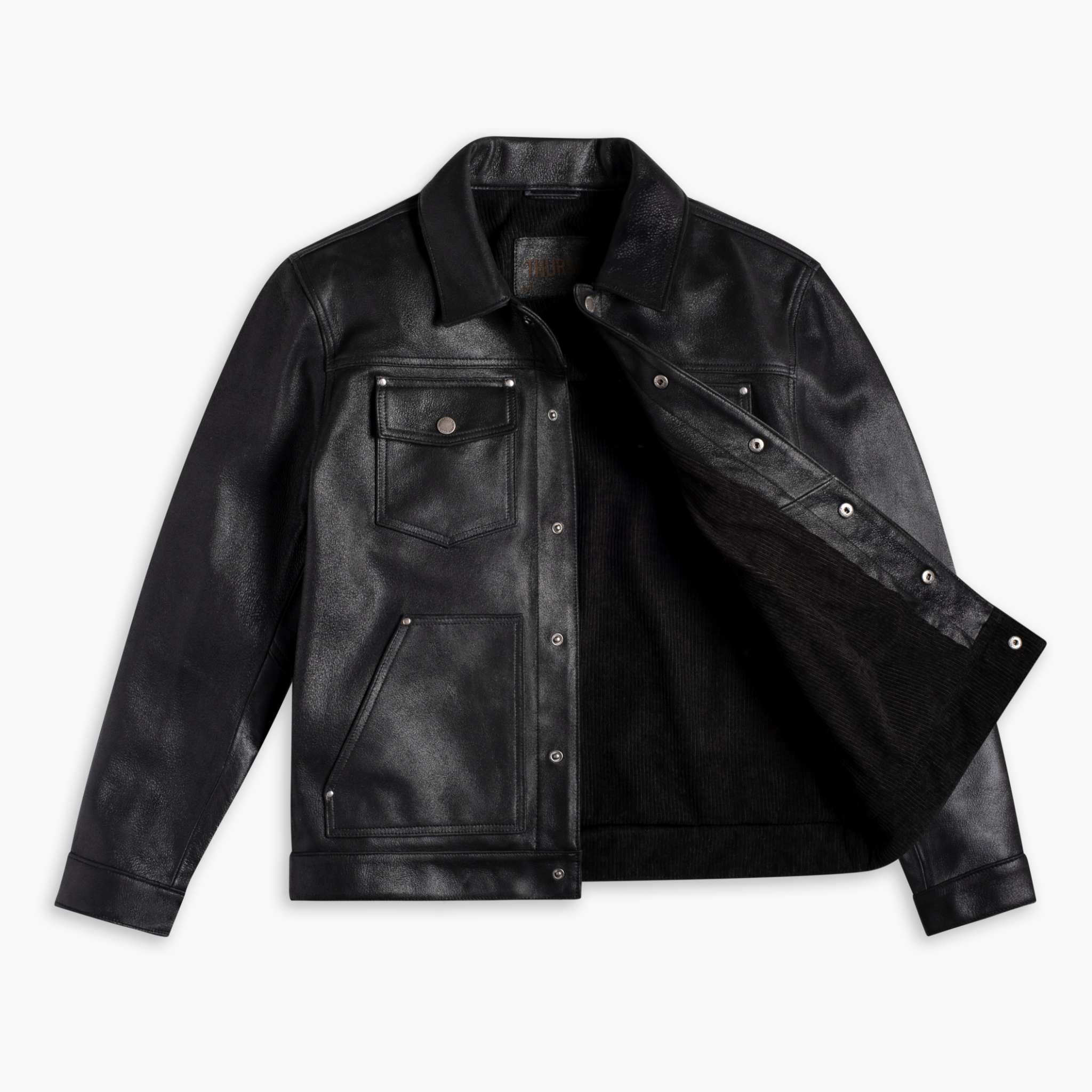 Sowachi Roughout Cruiser Jacket | Black