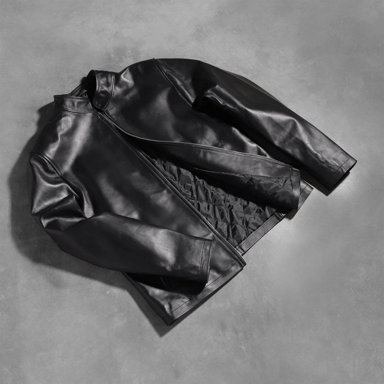 Sowachi Alex Black Leather Biker Jacket