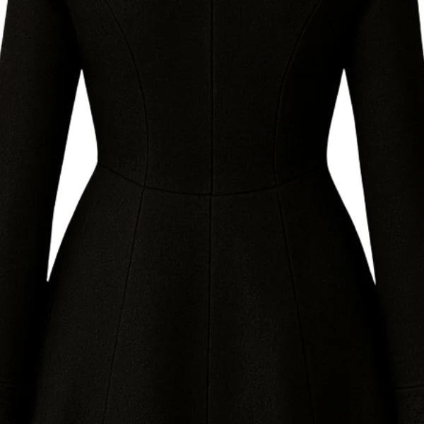 Sowachi Vespera - Women's Long Black Gothic Hooded Maxi Coat