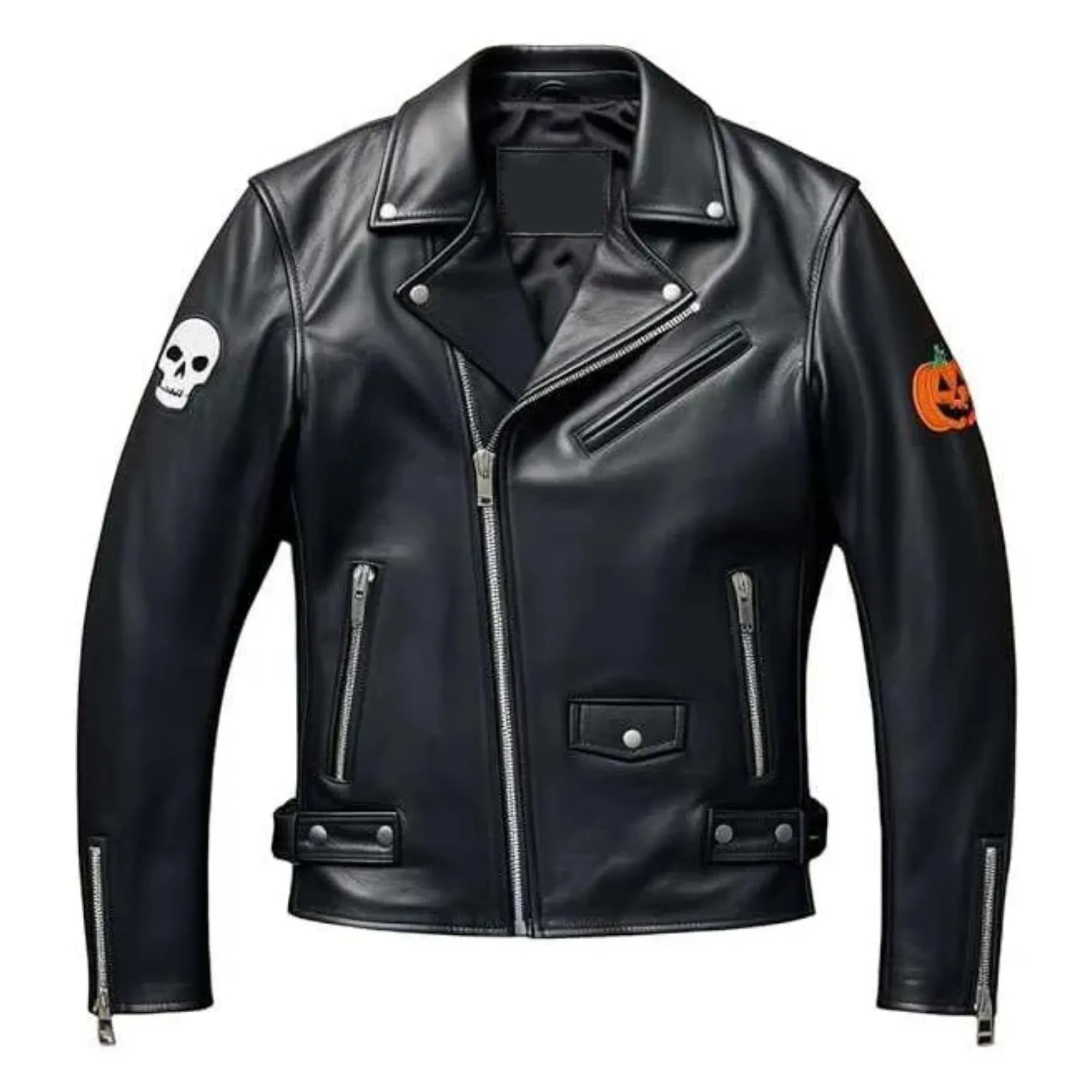 Sowachi Pazric - Men's Special Black Biker Leather Jacket