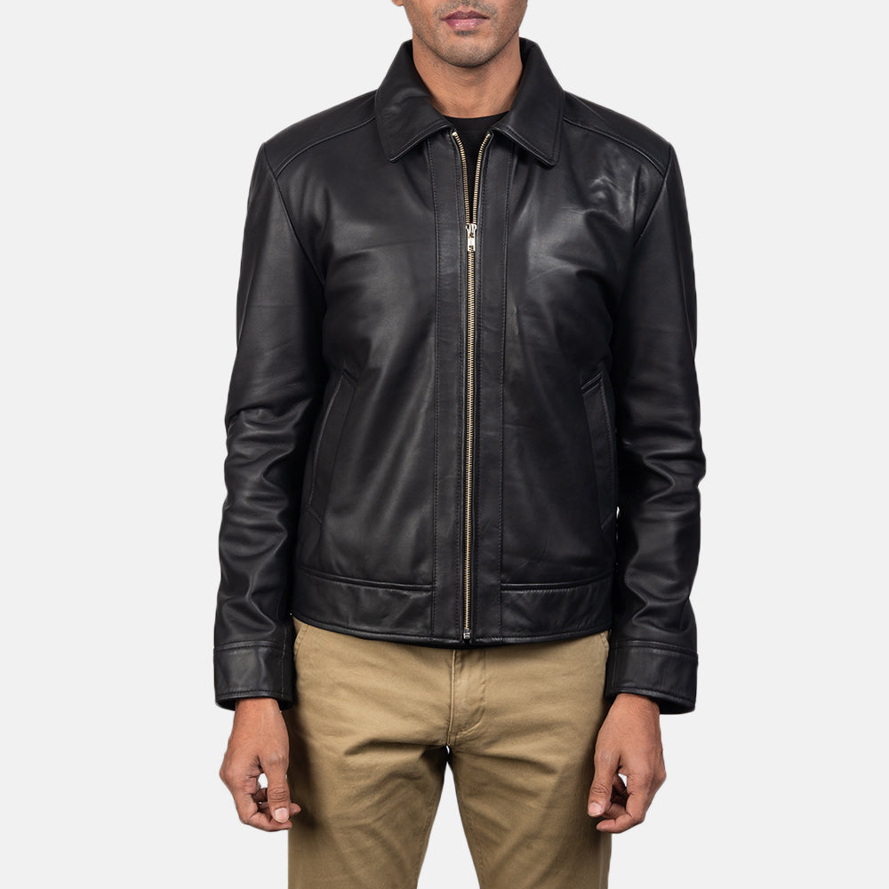 Sowachi Inferno Black Leather Jacket