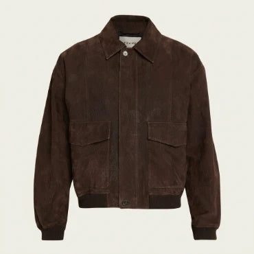 Sowachi Men's Brown Sheepskin Leather Jackets