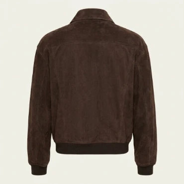 Sowachi Men's Brown Sheepskin Leather Jackets