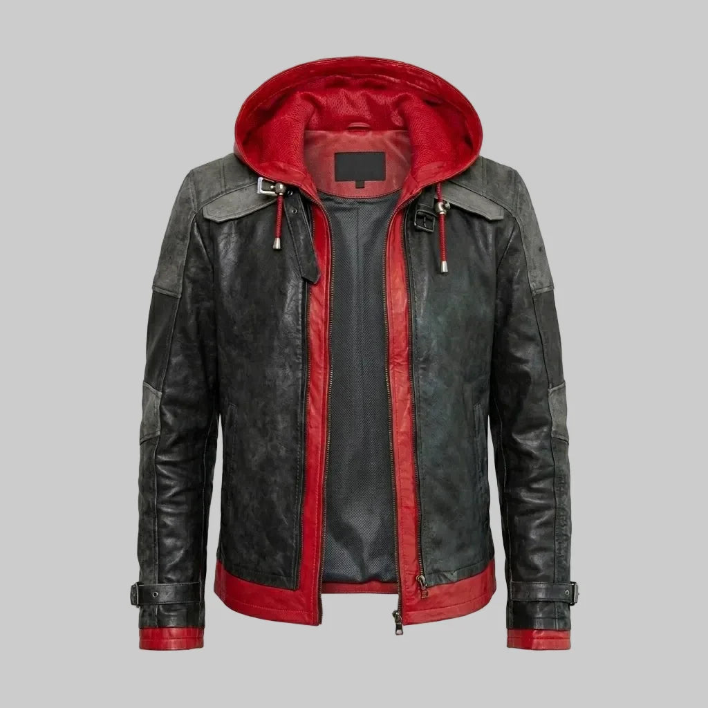 Sowachi Men's Sheepskin Leather Game Inspired Jacket