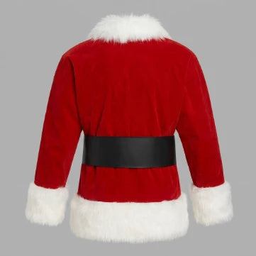 Sowachi Men's Christmas Red Fleece Jacket