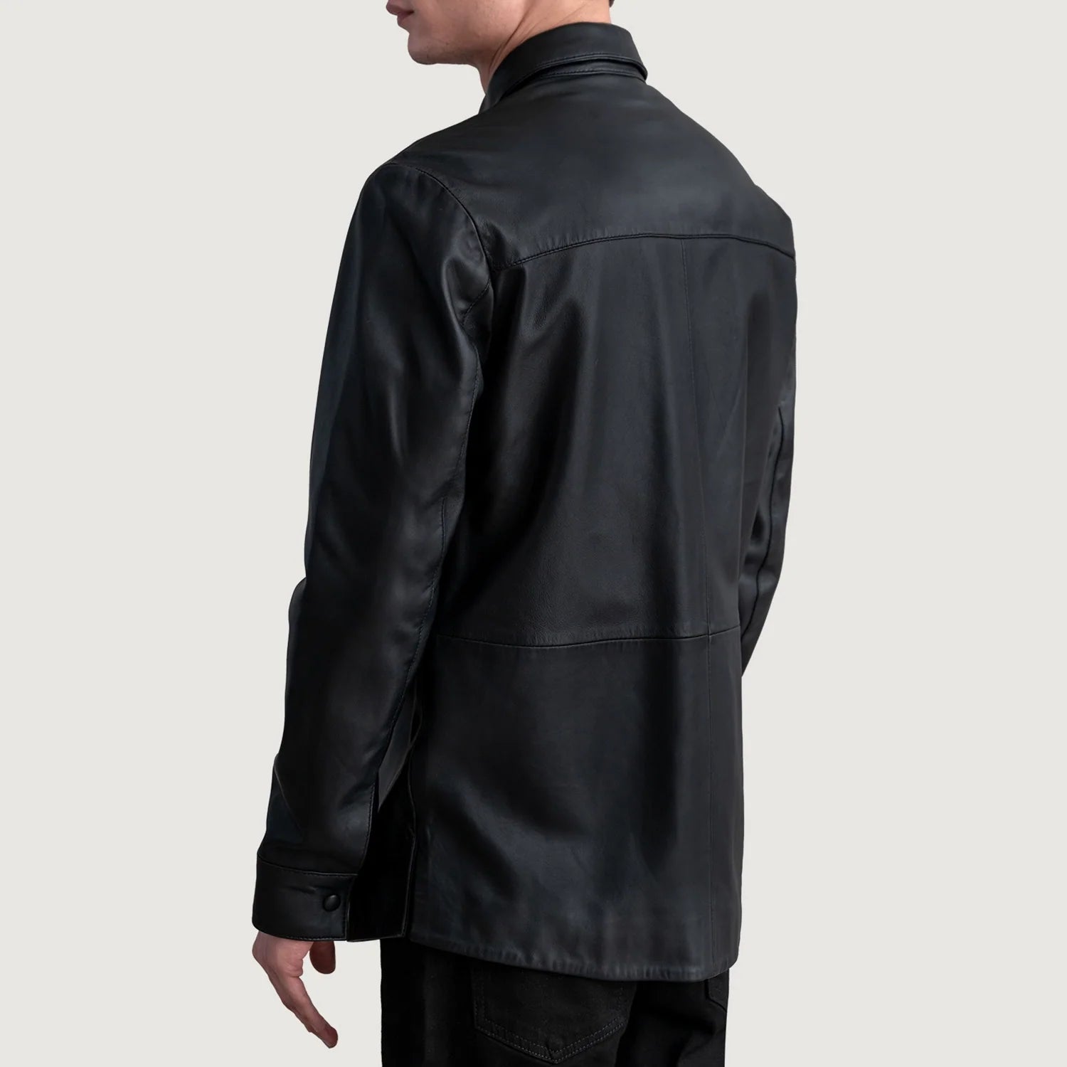 Sowachi Haven Black Leather Shirt