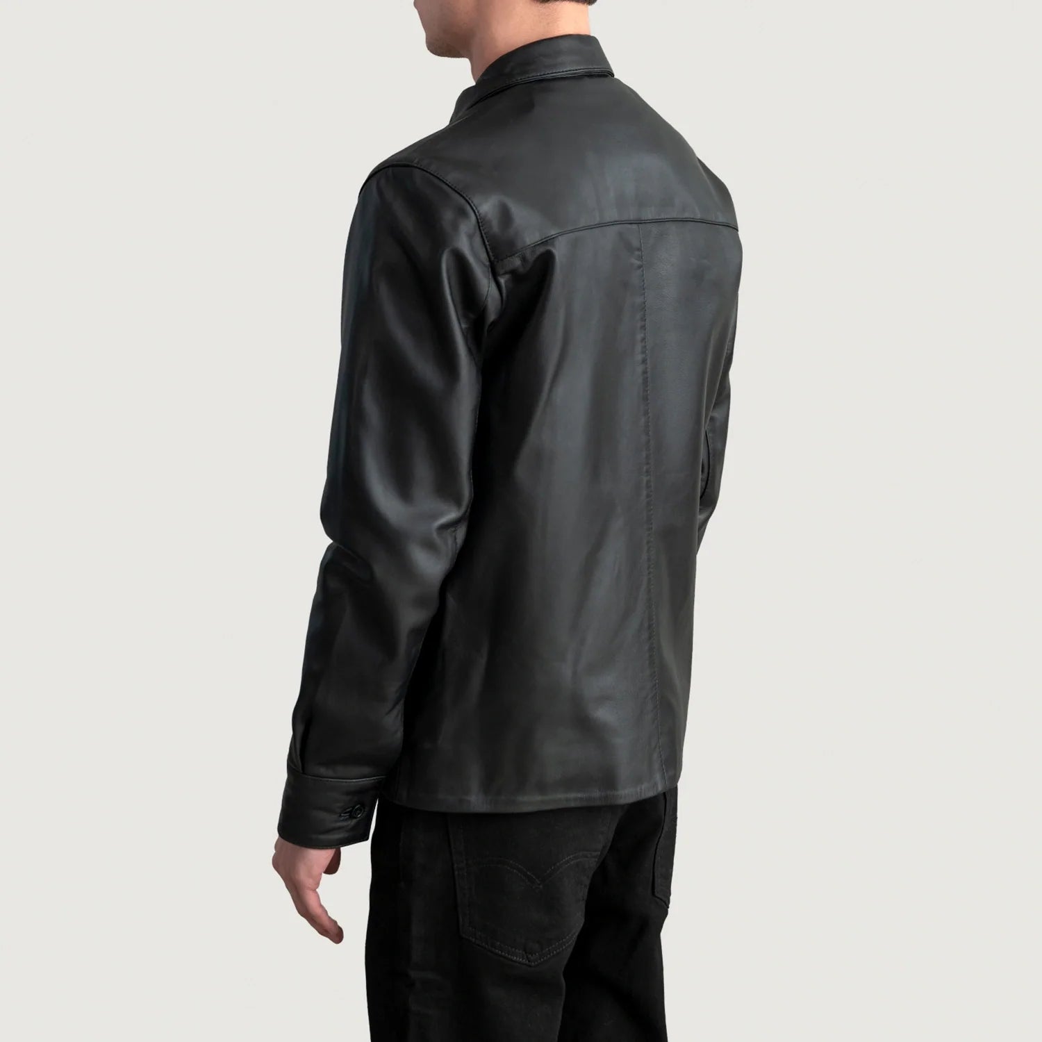 Sowachi Scout Black Leather Shirt