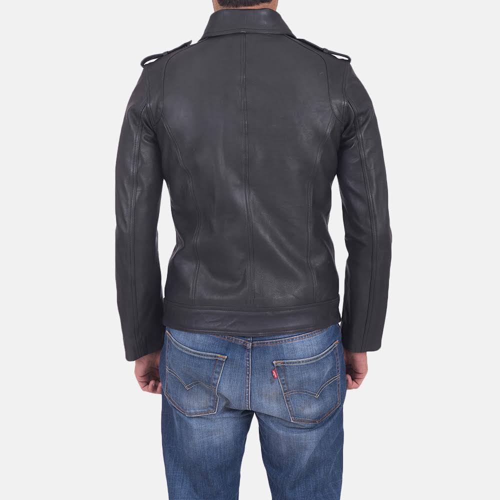 Sowachi Sergeant Black Leather Jacket