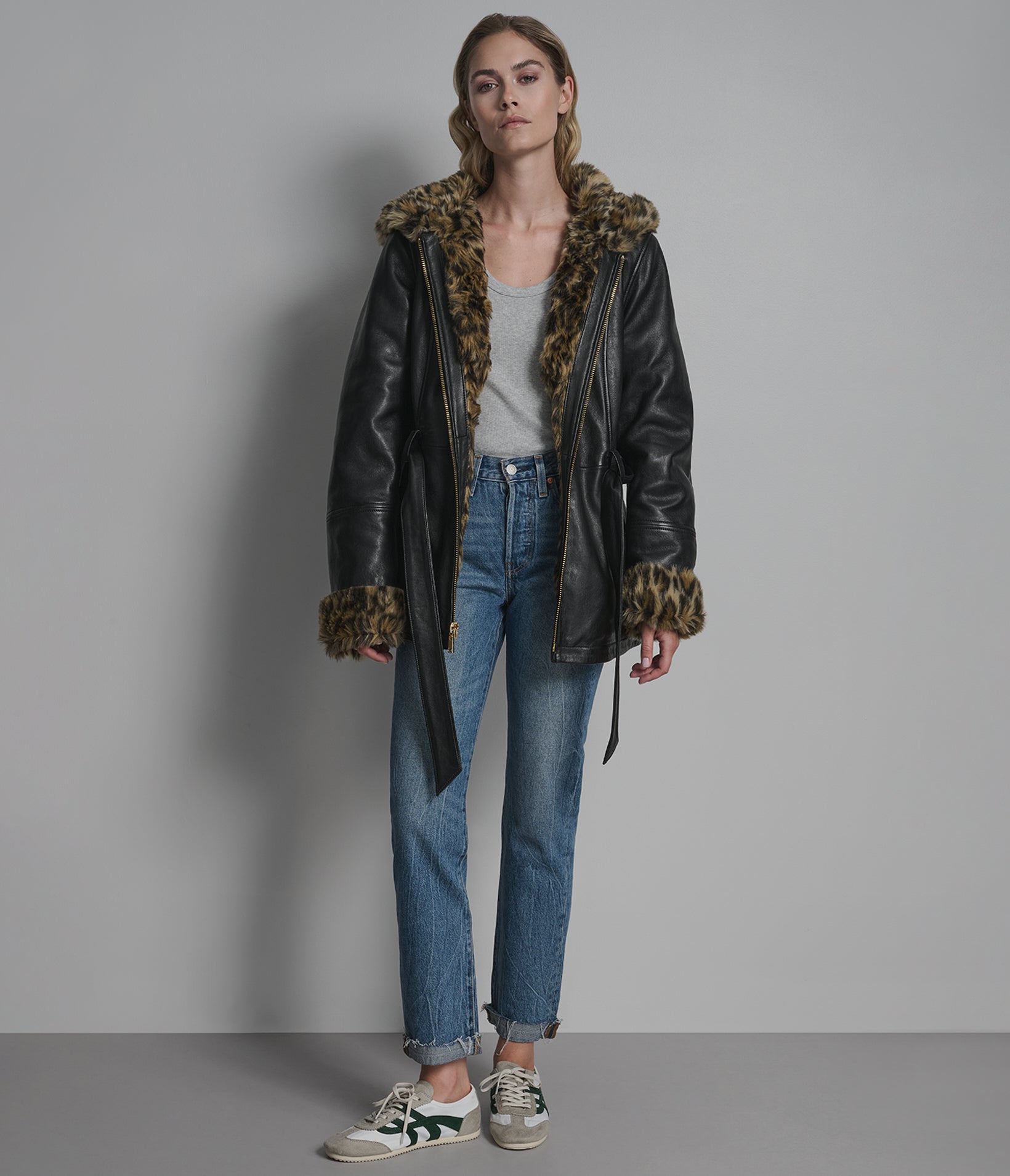 Genevieve Belted Trench Jacket