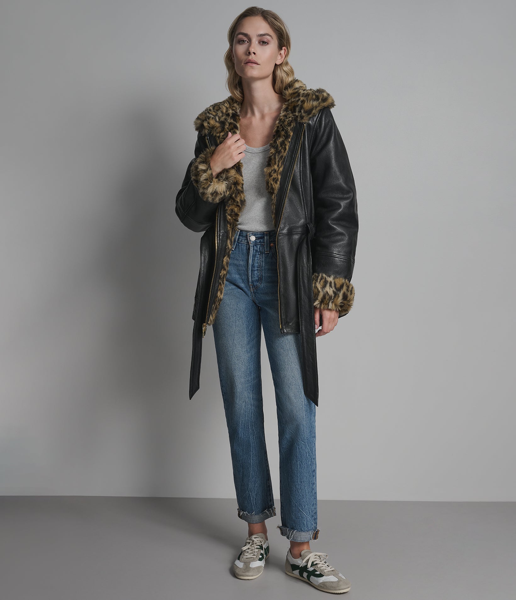 Genevieve Belted Trench Jacket