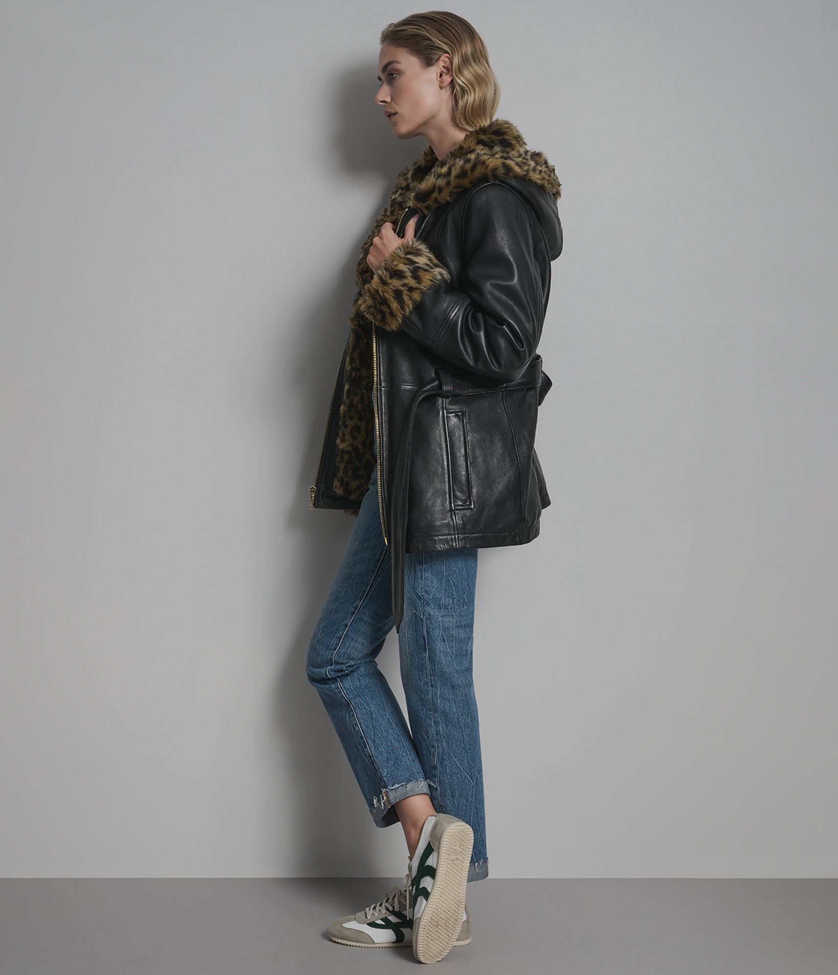 Genevieve Belted Trench Jacket