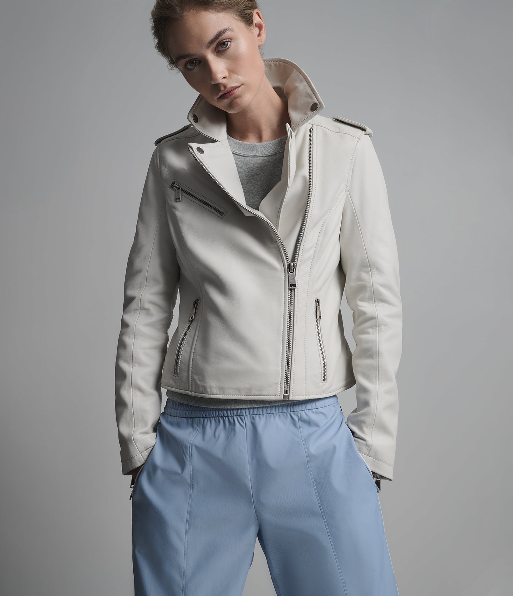 Madeline Quilted Moto Jacket