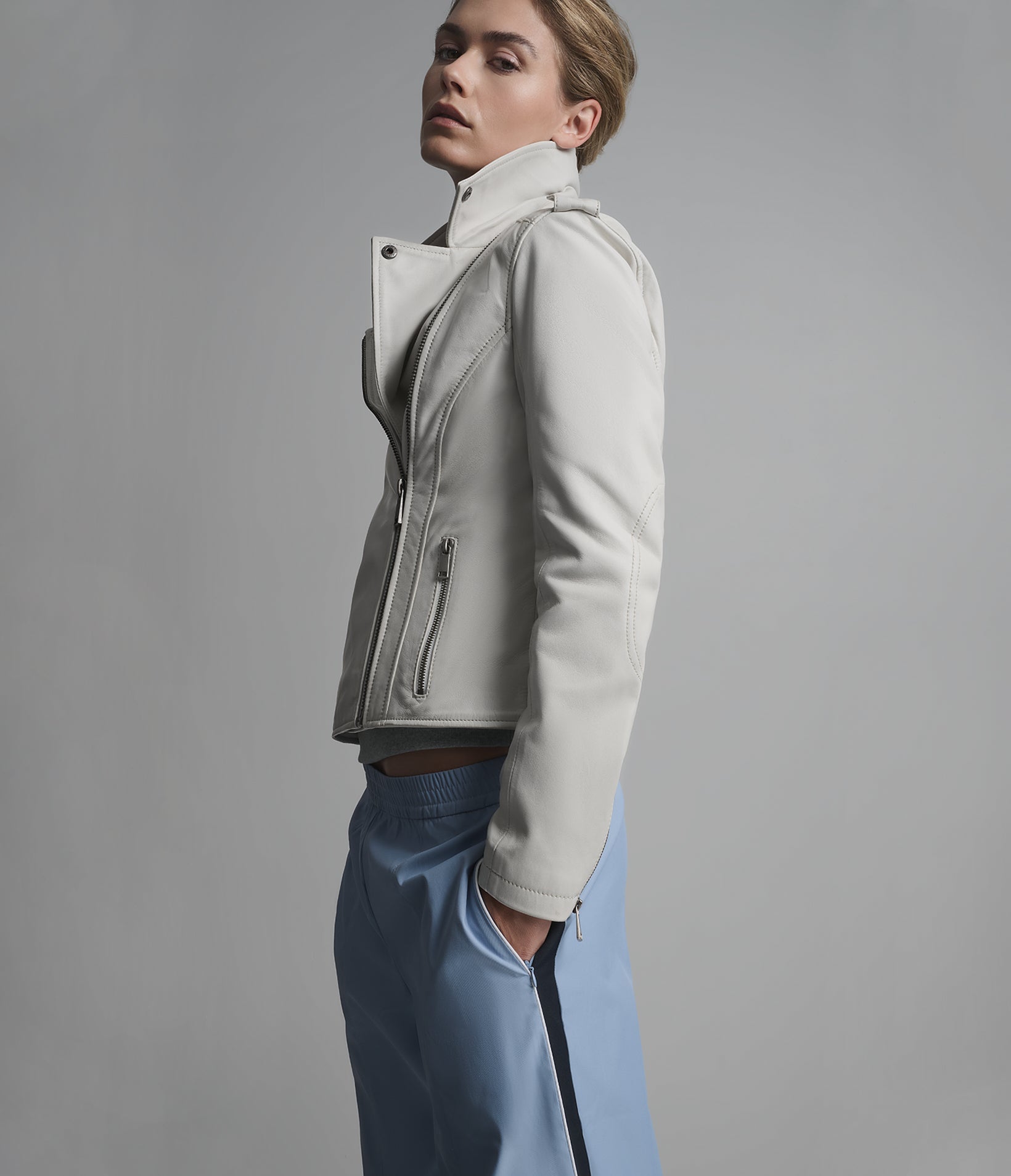 Madeline Quilted Moto Jacket
