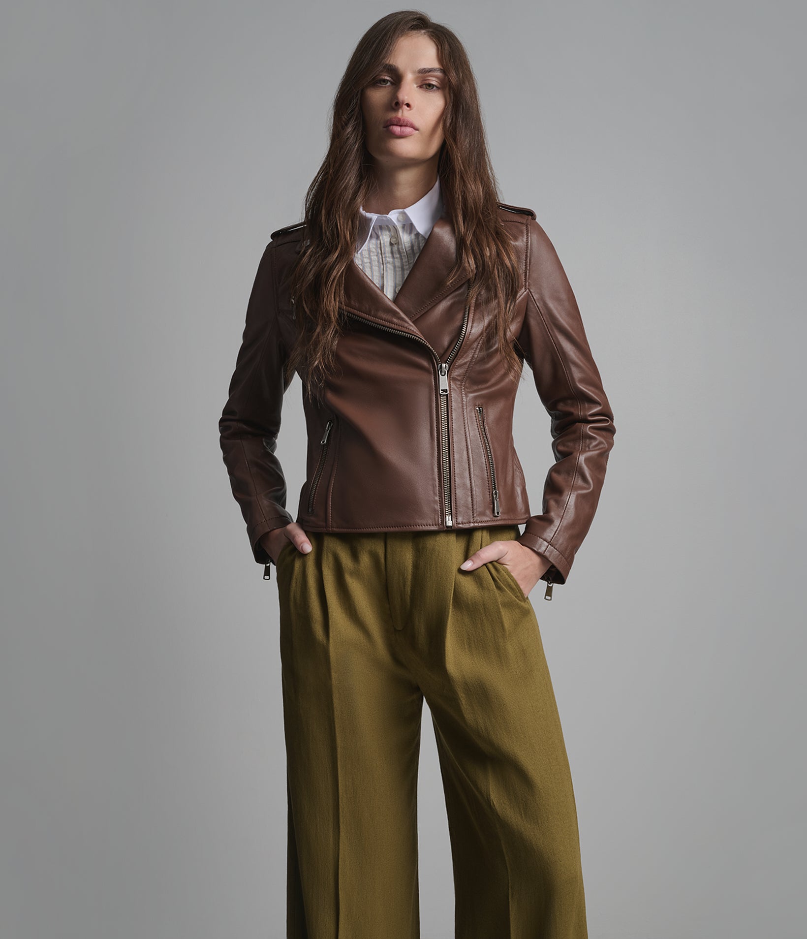 Madeline Quilted Moto Jacket