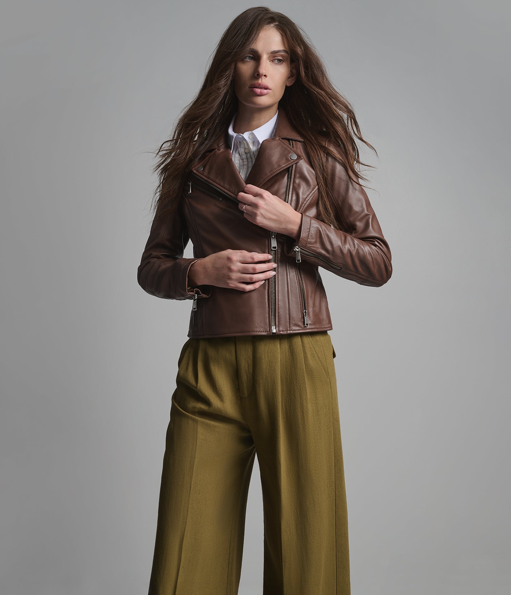 Madeline Quilted Moto Jacket