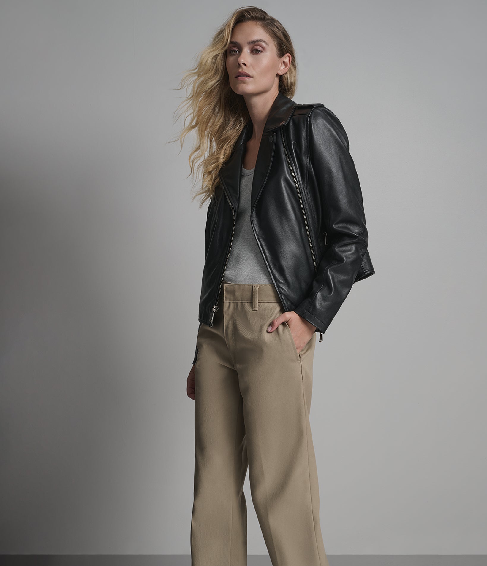 Madeline Quilted Moto Jacket