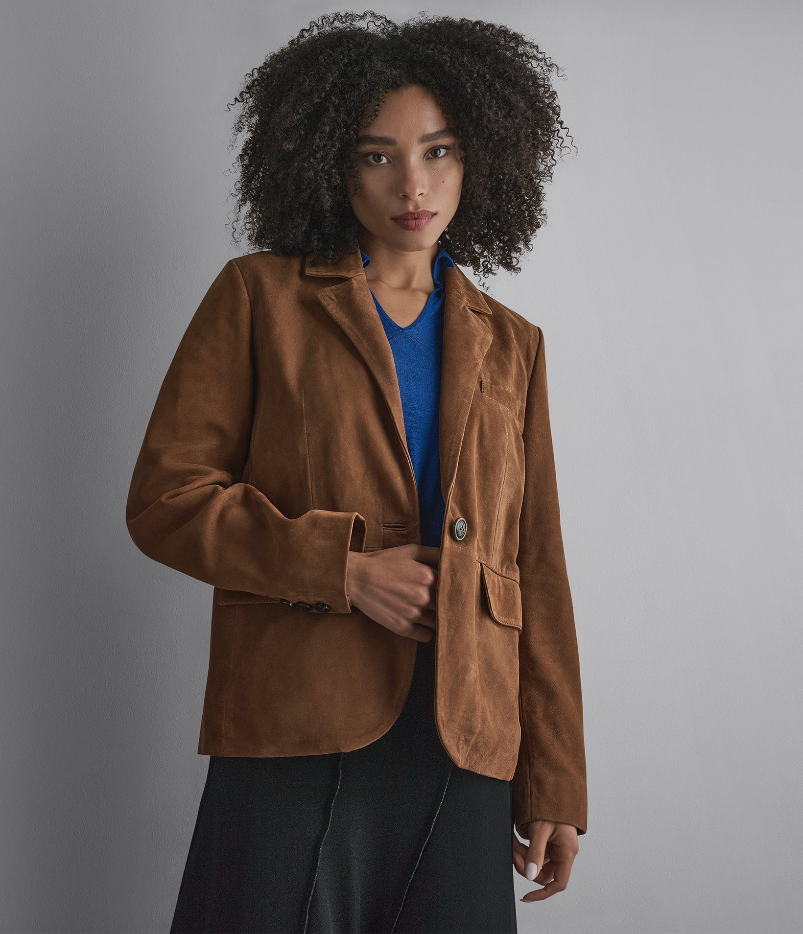 Natalie Suede Blazer
