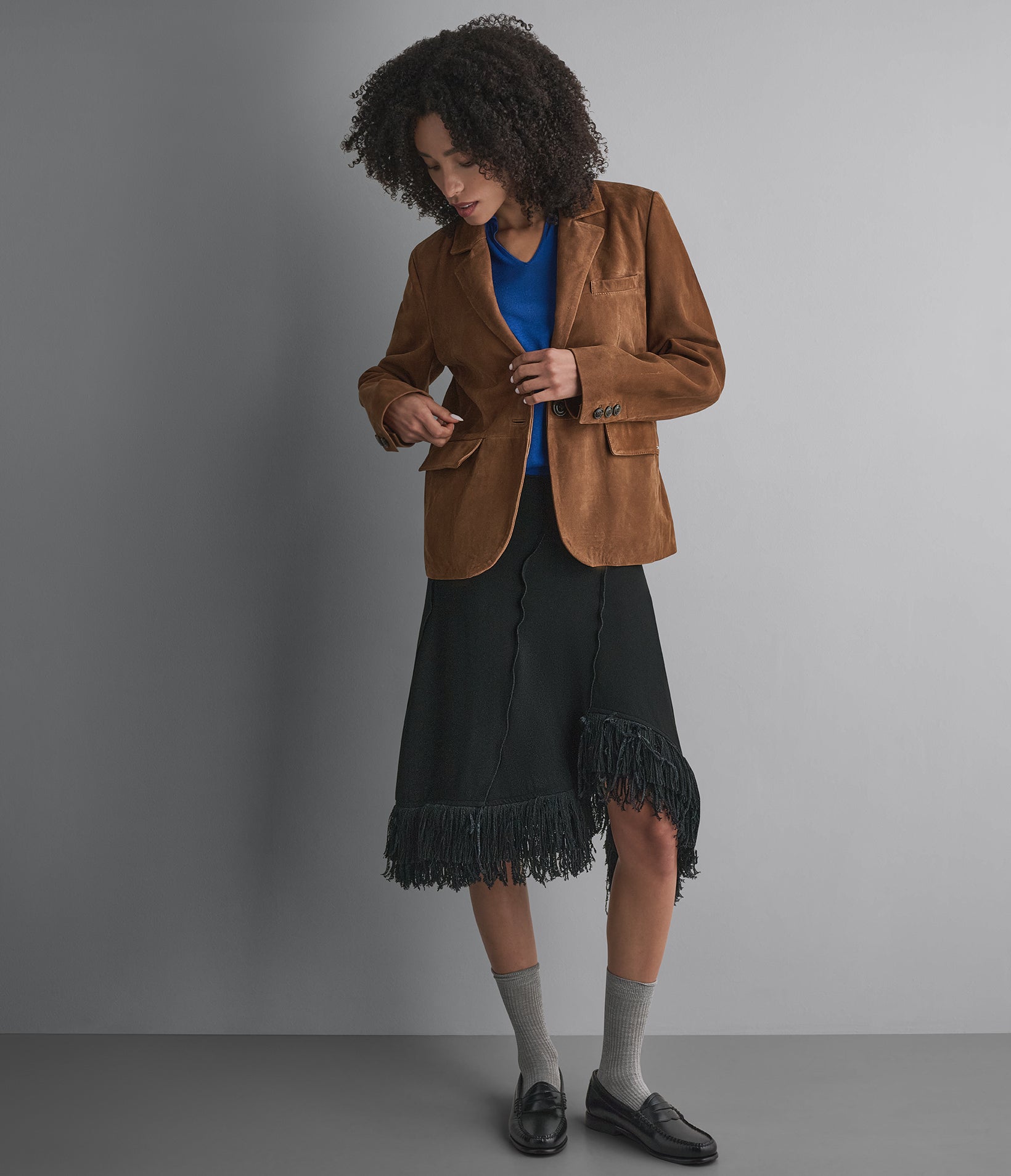 Natalie Suede Blazer