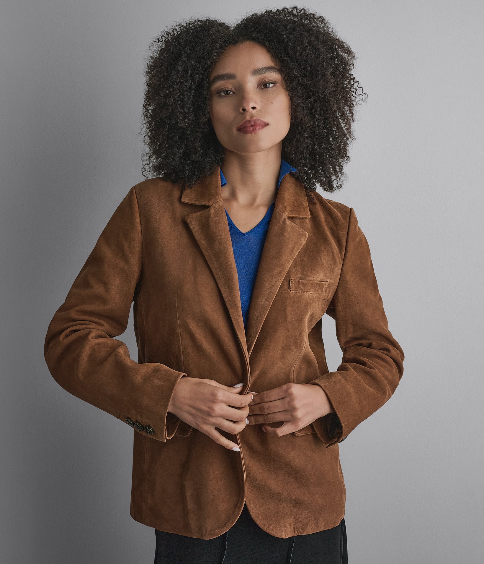 Natalie Suede Blazer