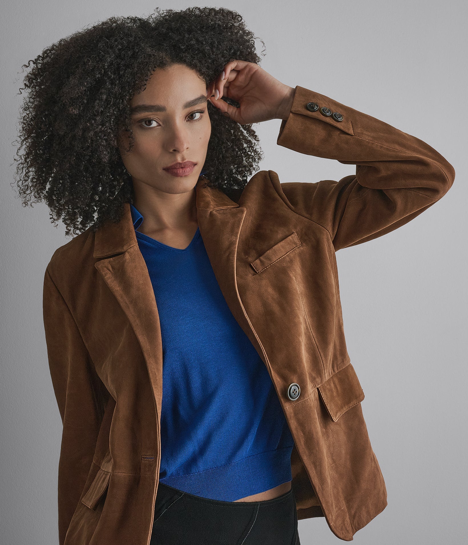 Natalie Suede Blazer