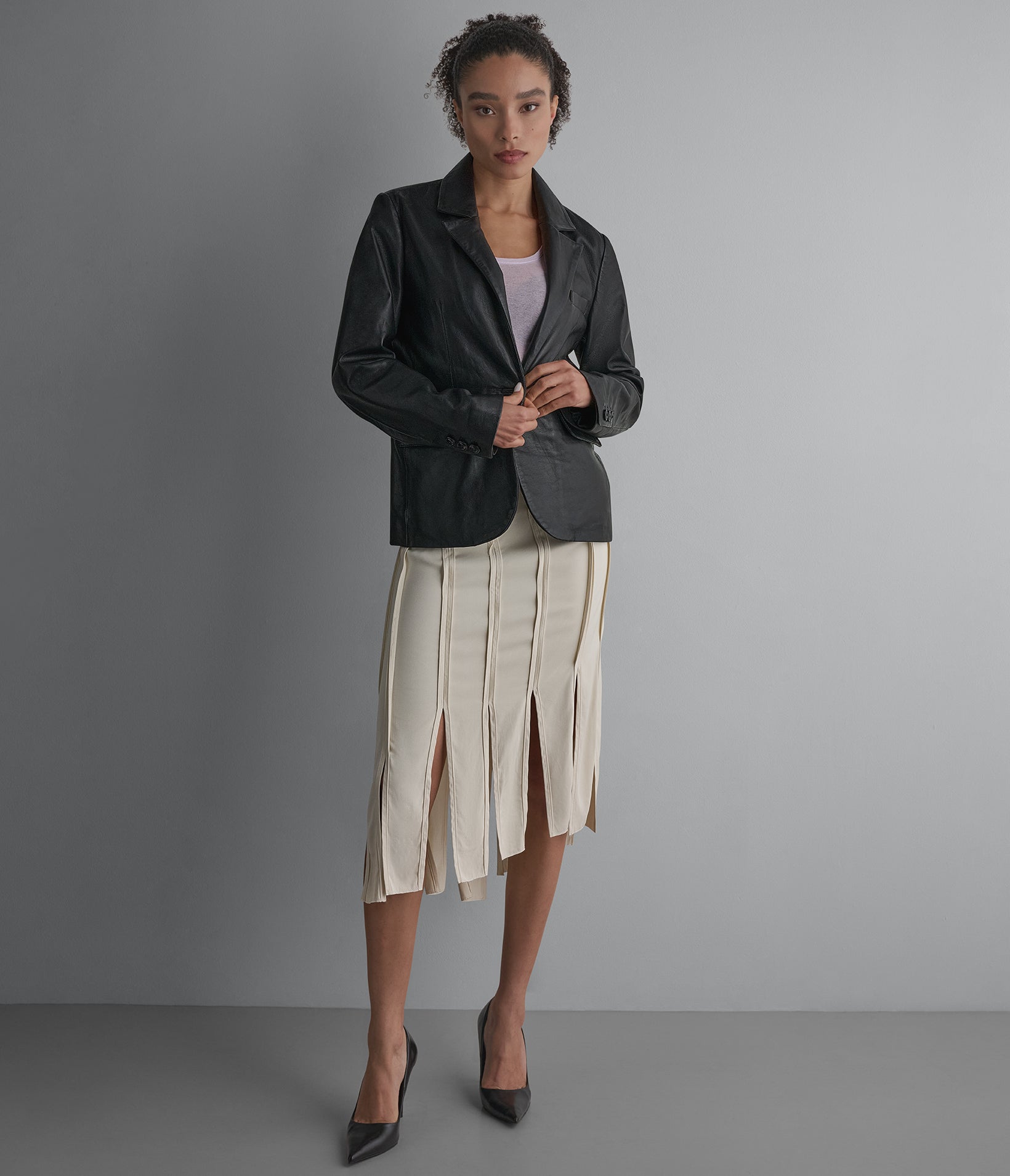 Lauren Leather Blazer