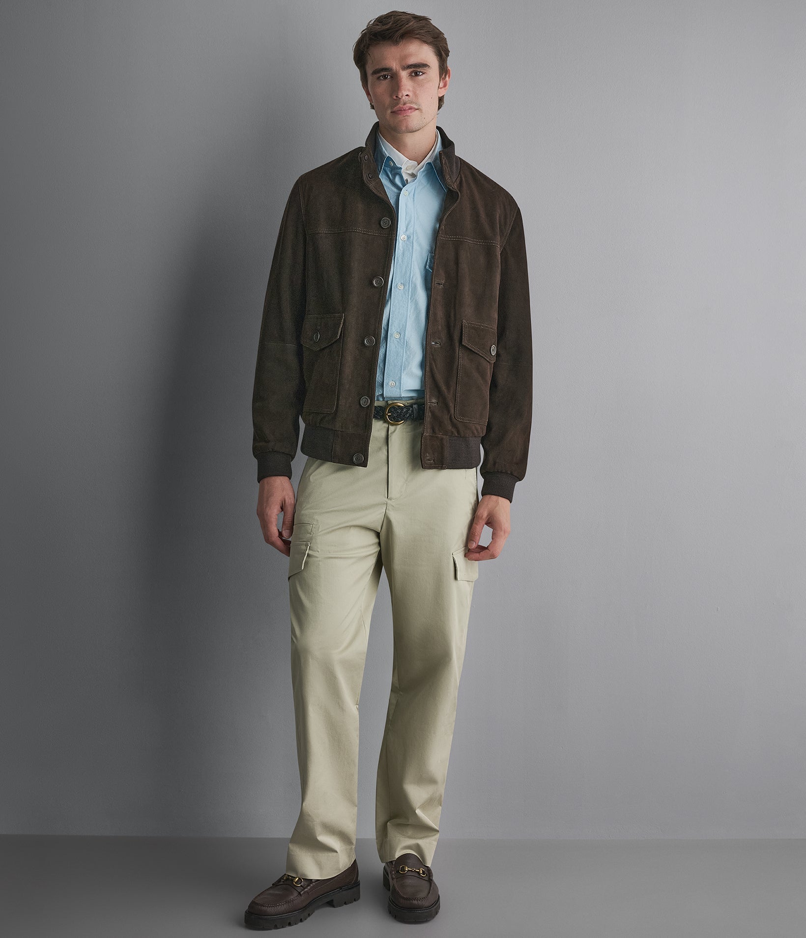 Vincent Suede Bomber