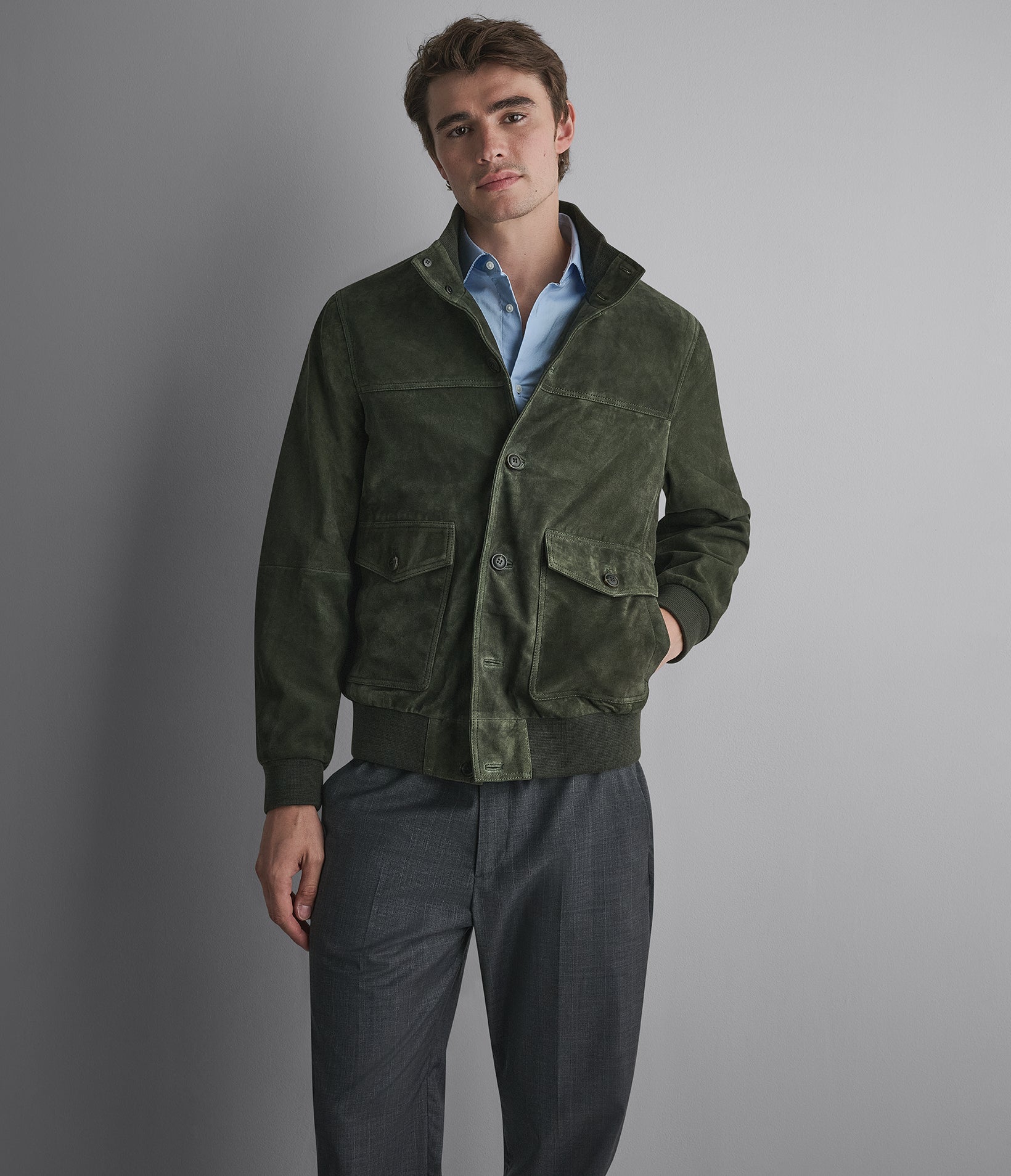 Vincent Suede Bomber