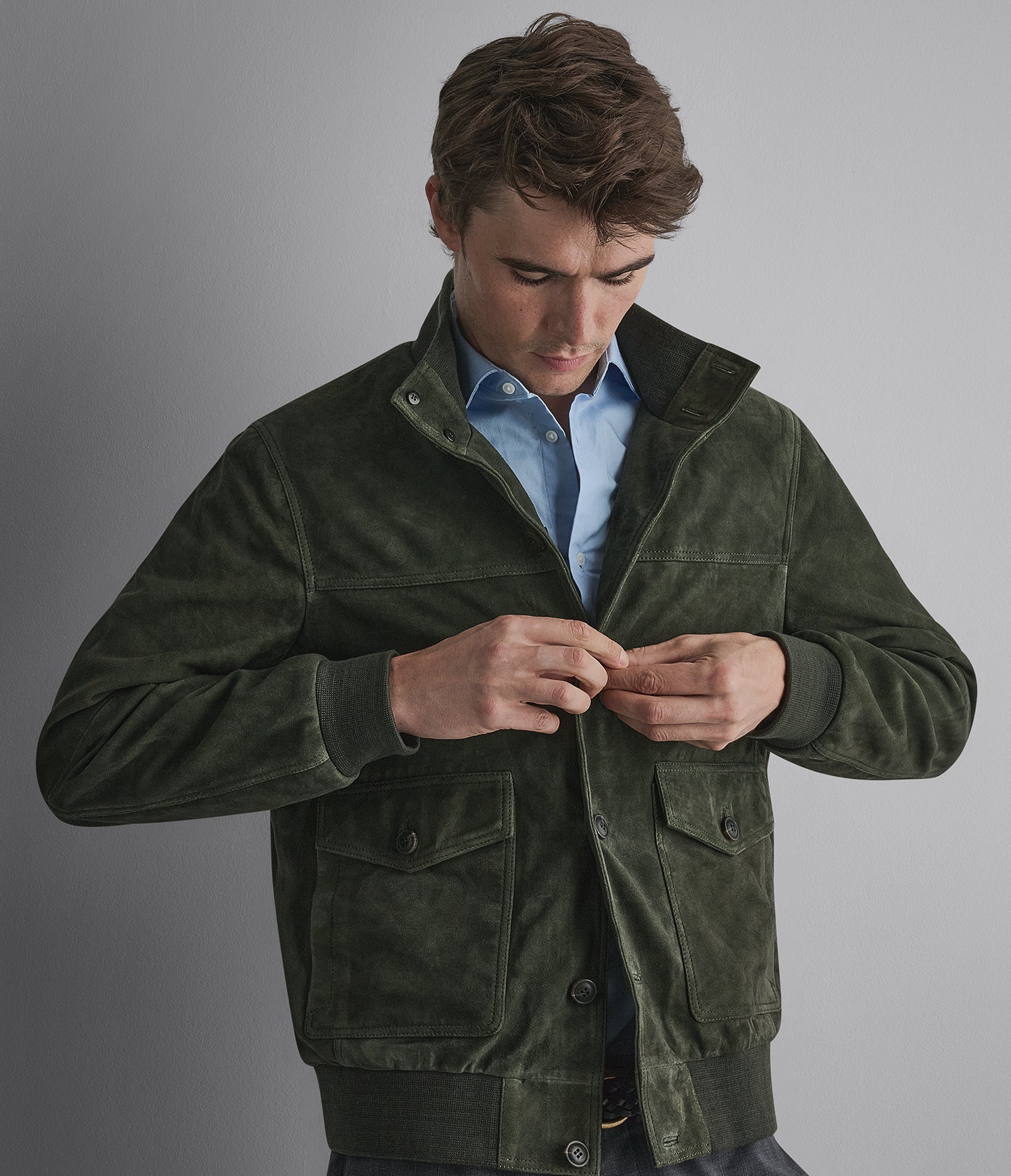 Vincent Suede Bomber