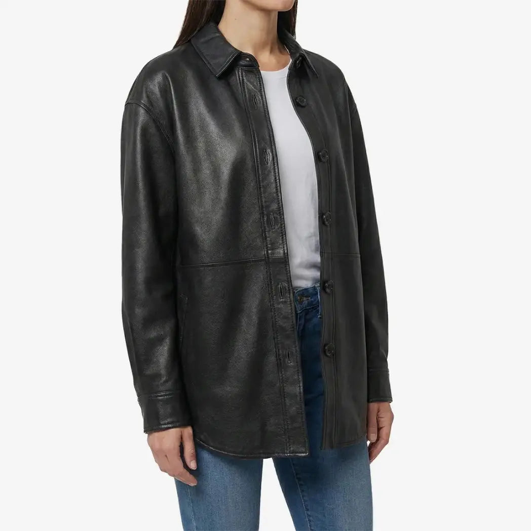 Sowachi Women’s Black Real Lambskin Leather Jackets