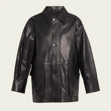 Sowachi Cavella - Women's Black Sheepskin Leather Jackets
