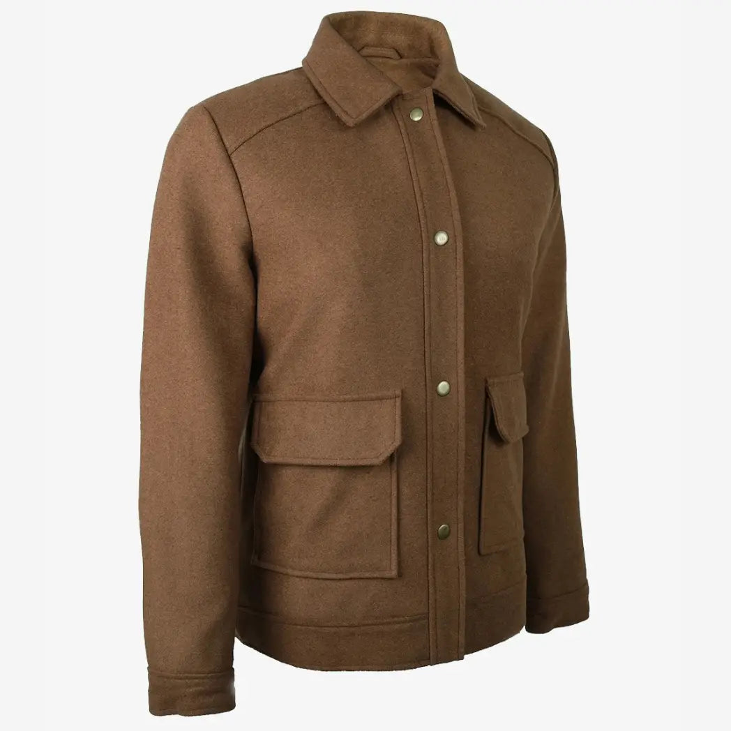 Sowachi Women’s Brown Wool Utility Jacket